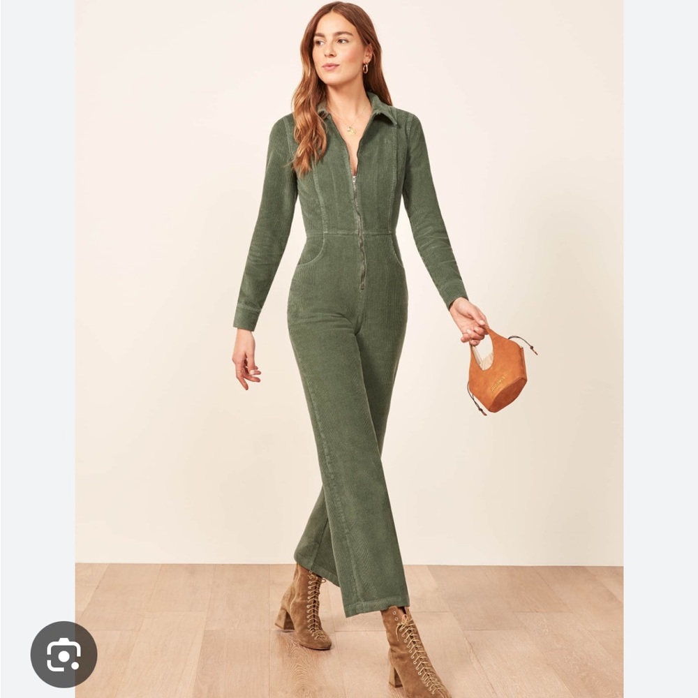 Reformation Carolina Corduroy Jumpsuit